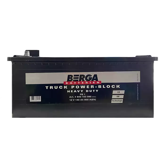 Автомобильный аккумулятор BERGA Truck Power Block 6СТ-140Ah Аз 800A (EN) 640103080