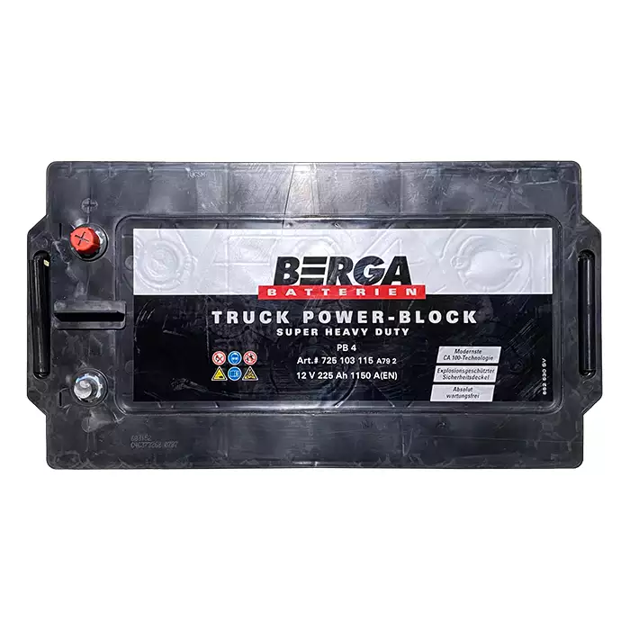 Автомобільний акумулятор BERGA Truck Power Block 6СТ-225Ah Аз 1150 (EN) 725103115