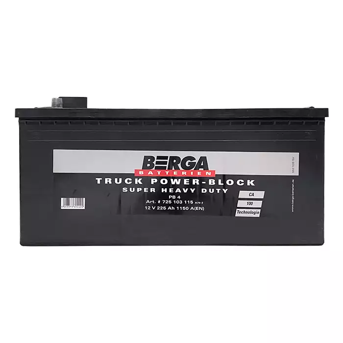 Автомобільний акумулятор BERGA Truck Power Block 6СТ-225Ah Аз 1150 (EN) 725103115