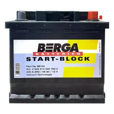 Автомобільний акумулятор BERGA Start Block 6СТ-45Ah АзЕ 400A (EN) 545412040