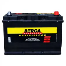 Автомобільний акумулятор BERGA Basic Block 6СТ-91Ah Аз ASIA 740A (EN) 591401074