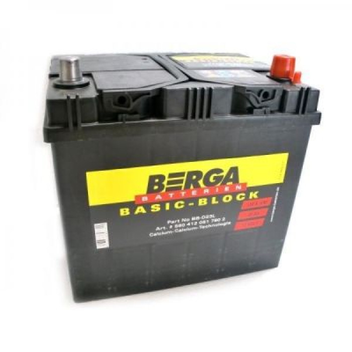 Автомобільний акумулятор BERGA Basic Block 6СТ-60Ah АзЕ ASIA 510A (EN) 560412051