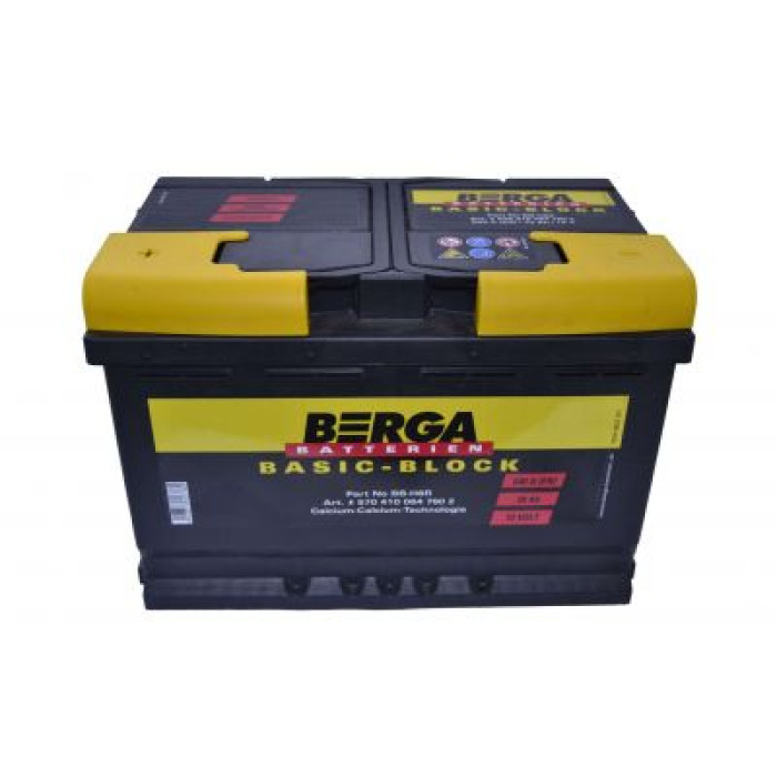 Автомобільний акумулятор BERGA Basic Block 6СТ-70Ah Аз 640A (EN) 570410064