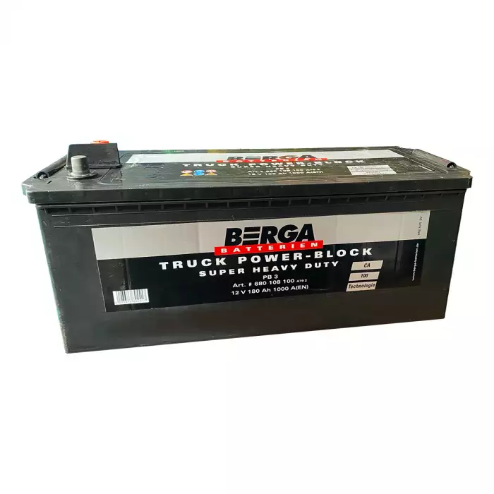 Автомобільний акумулятор BERGA Truck Power Block 6СТ-180Ah Аз 1000A (EN) 680108100