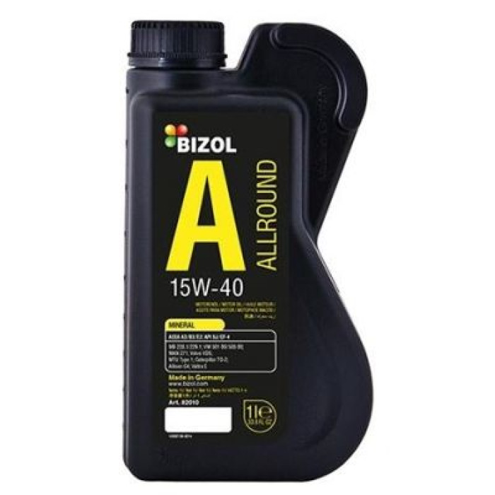 Автомобильное моторное масло Bizol Allround 15W-40 B82010 1л
