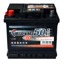 Автомобильный аккумулятор BlackMax 6СТ-50Ah Аз 440A (EN) B3003