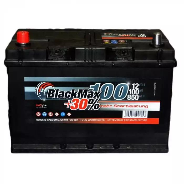 Автомобільний акумулятор BlackMax 6СТ-100Ah Аз ASIA 850A (EN) B4029