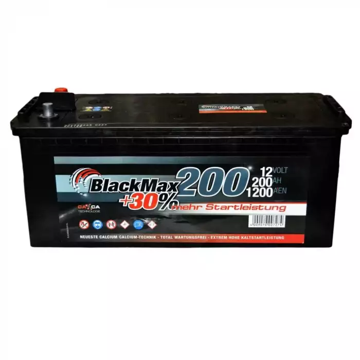 Автомобильный аккумулятор BlackMax 6СТ-200Ah АзЕ 1200A (EN) BТ5078