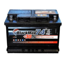 Автомобильный аккумулятор BlackMax 6СТ-74Ah Аз 700A (EN) B4009