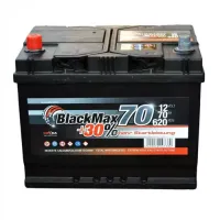Автомобільний акумулятор BlackMax 6СТ-70Ah Аз ASIA 620A (EN) B4027 2016