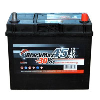 Автомобільний акумулятор BlackMax 6СТ-45Ah Аз ASIA 350A (EN) ТК B4022 2016