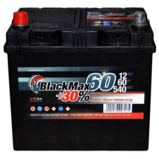 Автомобільний акумулятор BlackMax 6СТ-60Ah Аз ASIA 540A (EN) B4025 2018