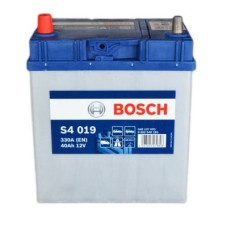 Автомобильный аккумулятор BOSCH S4019 6СТ-40Ah Аз ASIA 330A (EN) ТК 0092S40190