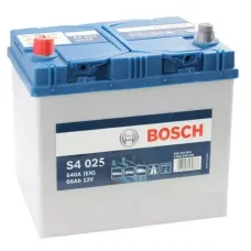Автомобильный аккумулятор BOSCH S4025 6СТ-60Ah Аз ASIA 540A (EN) 0092S40250