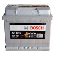 Автомобильный аккумулятор BOSCH S5005 6СТ-63Ah АзЕ 610A (EN) 0092S50050