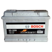 Автомобільний акумулятор BOSCH S5008 6СТ-77Ah АзЕ 780A (EN) 0092S50080 уцінка