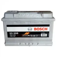 Автомобільний акумулятор BOSCH S5008 6СТ-77Ah АзЕ 780A (EN) 0092S50080 уцінка