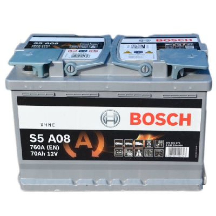 Автомобільний акумулятор BOSCH AGM Start-Stop S5A08 6СТ-70Ah АзЕ 760A (EN) 0092S5A080