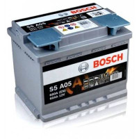 Автомобильный аккумулятор BOSCH AGM Start-Stop S6005 6СТ-60Ah АзЕ 680A (EN) 0092S60050