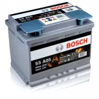 Автомобільний акумулятор BOSCH AGM Start-Stop S6005 6СТ-60Ah АзЕ 680A (EN) 0092S60050