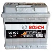 Автомобильный аккумулятор BOSCH S5002 6СТ-54Ah АзЕ 530A (EN) 0092S50020