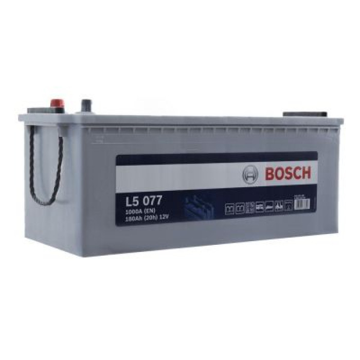 Автомобільний акумулятор BOSCH L5077 6СТ-180Ah Аз 1000A (EN) 0092L50770