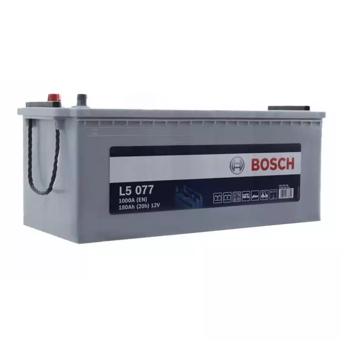Автомобільний акумулятор BOSCH L5077 6СТ-180Ah Аз 1000A (EN) 0092L50770