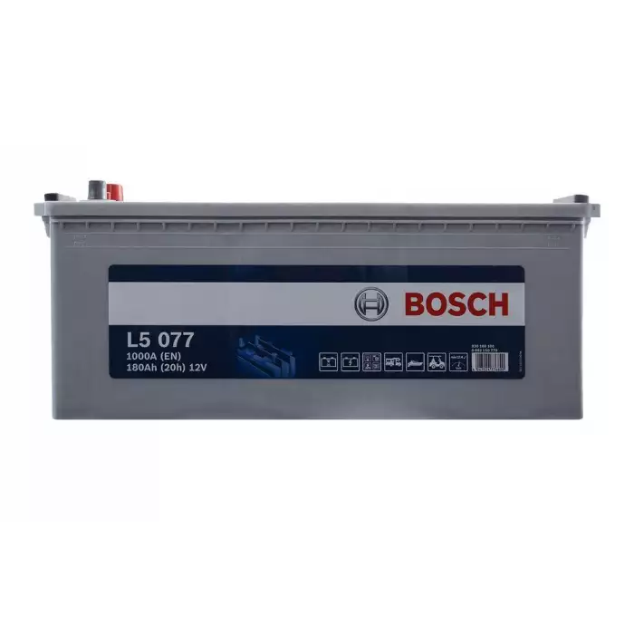 Автомобільний акумулятор BOSCH L5077 6СТ-180Ah Аз 1000A (EN) 0092L50770