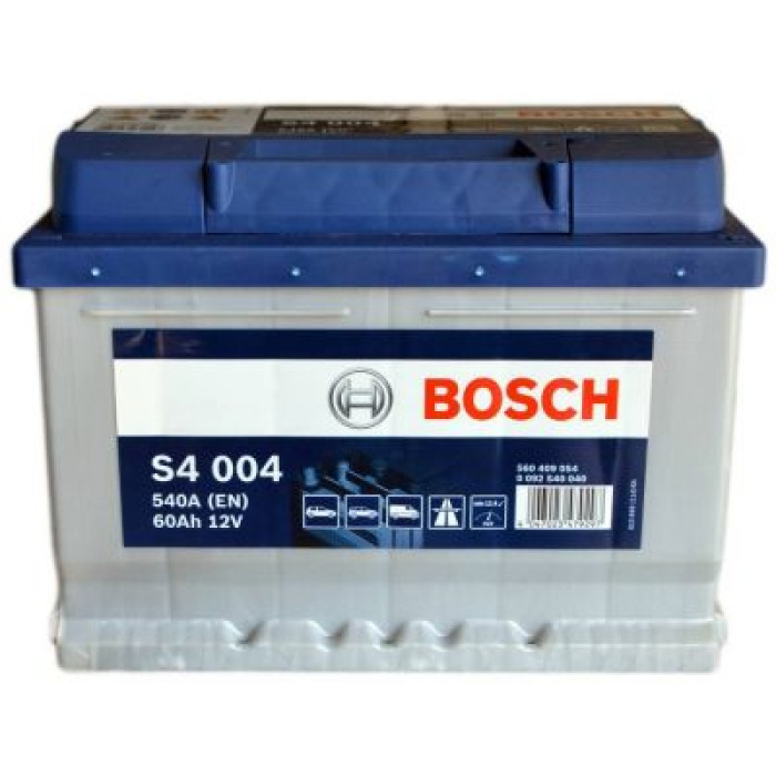 Автомобільний акумулятор BOSCH S4004 6СТ-60Ah АзЕ 540A (EN) 0092S40040 2017