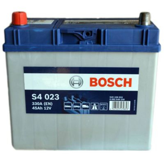 Автомобильный аккумулятор BOSCH S4023 6СТ-45Ah Аз ASIA 330A (EN) 0092S40230 2018