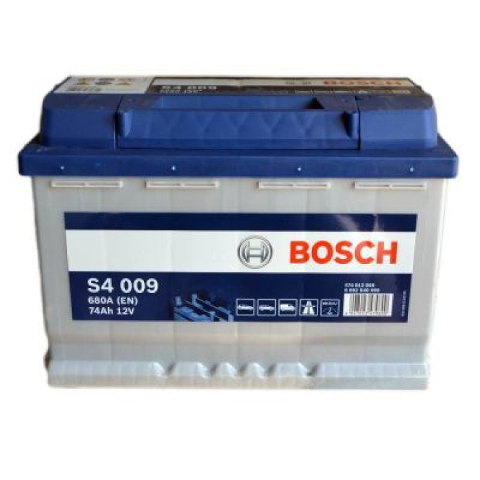 Автомобільний акумулятор BOSCH S4009 6СТ-74Ah Аз 680A (EN) 0092S40090