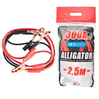 Пускові дроти CarLife ALLIGATOR 300A 2.5м BC634