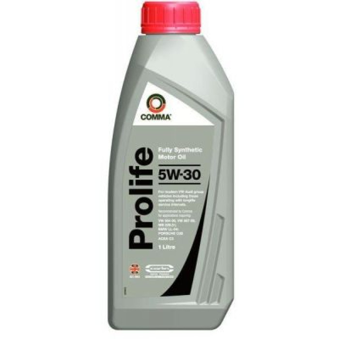 Автомобильное моторное масло Comma PROLIFE 5W-30 1л