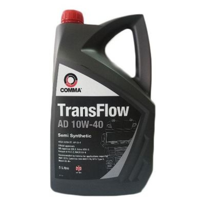 Автомобильное моторное масло Comma TRANSFLOW AD 10W-40 5л