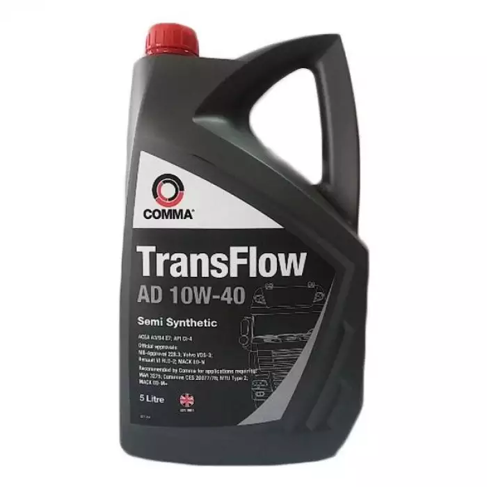 Автомобильное моторное масло Comma TRANSFLOW AD 10W-40 5л