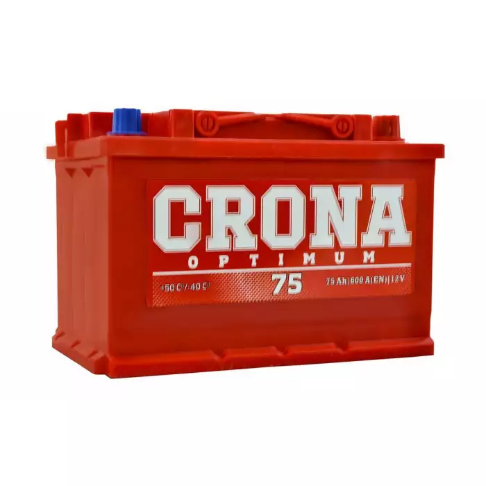 Автомобильный аккумулятор CRONA 6СТ-75Ah АзЕ 600A (EN) 575 73 04