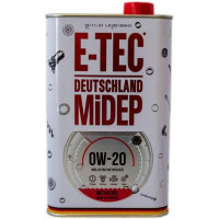 Автомобільна моторна олива E-TEC Midep 0W-20 1л 51250001