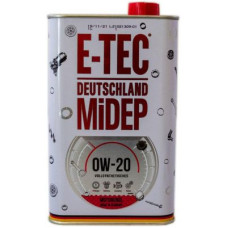 Автомобільна моторна олива E-TEC Midep 0W-20 1л 51250001