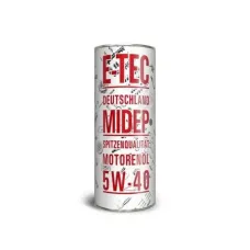 Автомобильное моторное масло E-TEC EVO 5W-40 1л 5337