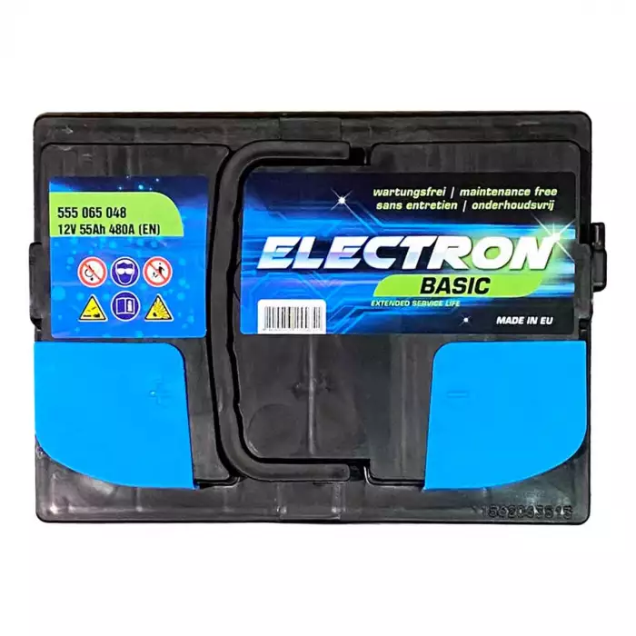 Автомобільний акумулятор ELECTRON BASIC 6СТ 55Ah Аз 480А (EN) 555065048