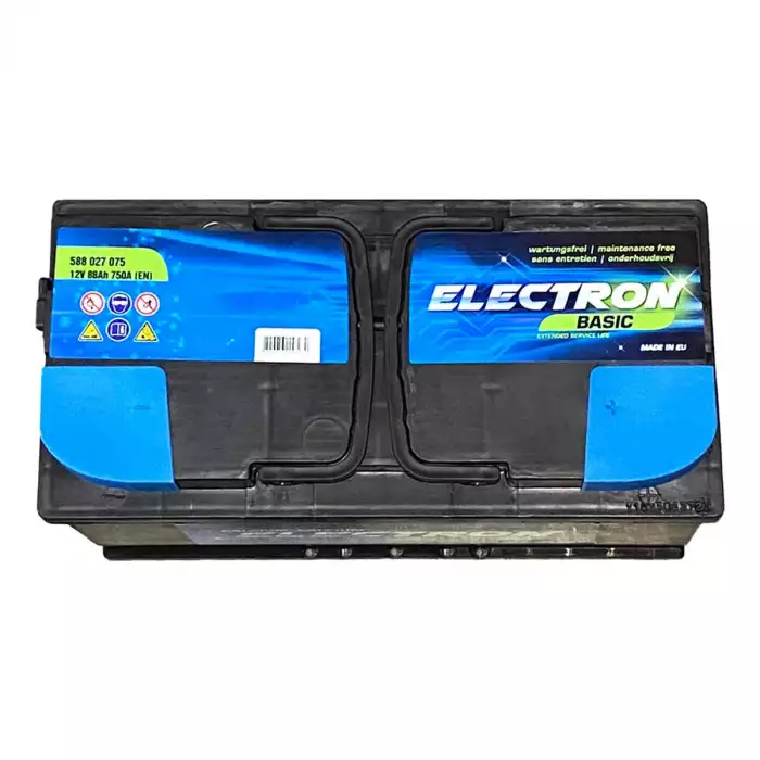 Автомобільний акумулятор ELECTRON BASIC 6СТ 88Ah АзЕ 750А (EN) 588027075