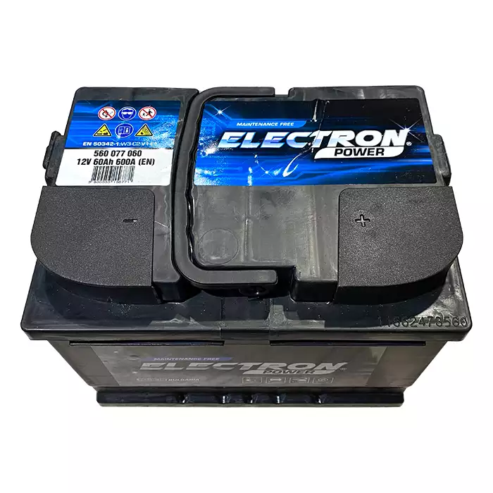 Автомобільний акумулятор ELECTRON POWER 6СТ-60Ah АзЕ 600А (EN) 560078060