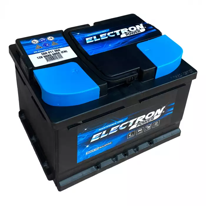 Автомобільний акумулятор ELECTRON POWER 6СТ-60Ah Аз 600А (EN) 560011060