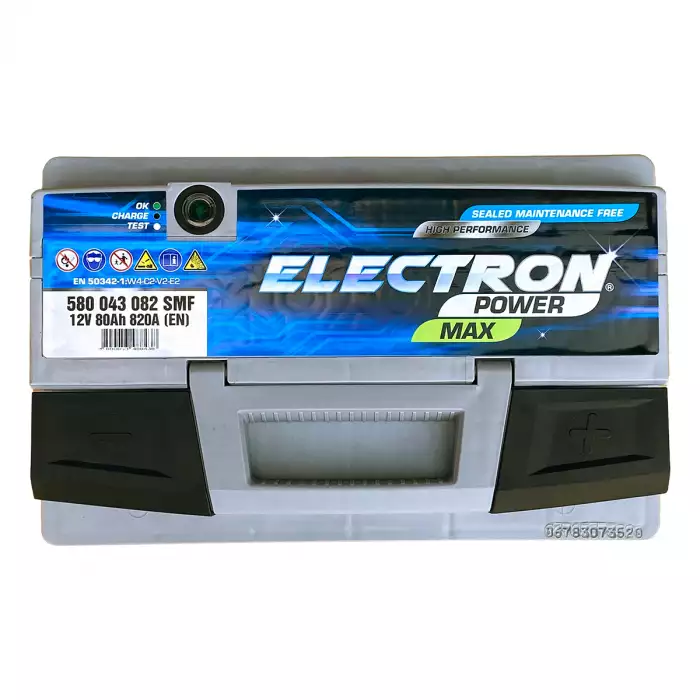 Автомобільний акумулятор ELECTRON POWER MAX 6СТ-80Ah АзЕ 820А (EN) 580 043 082 SMF