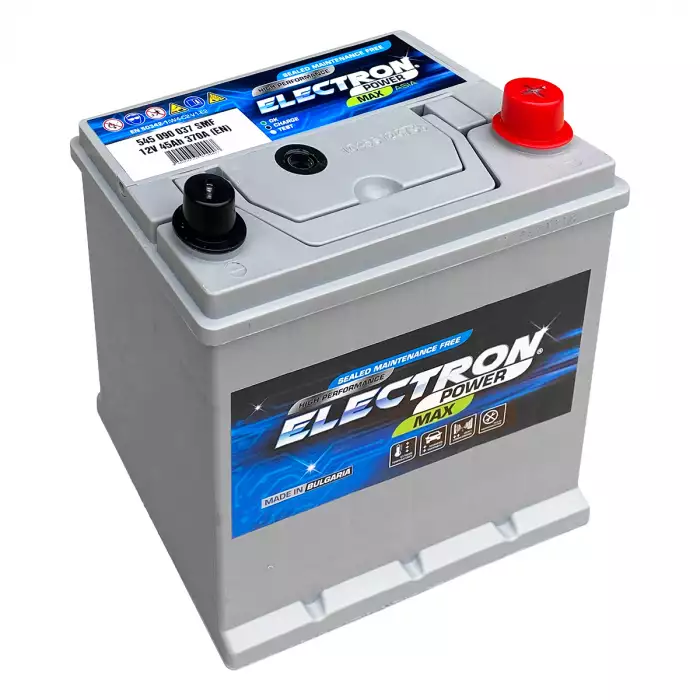 Автомобільний акумулятор ELECTRON POWER MAX 6СТ-45Ah ASIA АзЕ 370А (EN) 545 090 037 SMF