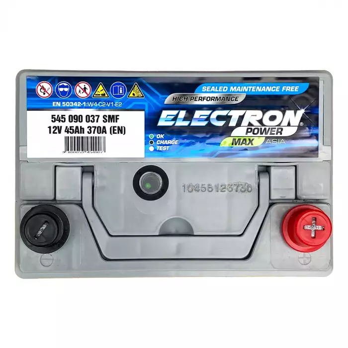 Автомобільний акумулятор ELECTRON POWER MAX 6СТ-45Ah ASIA АзЕ 370А (EN) 545 090 037 SMF