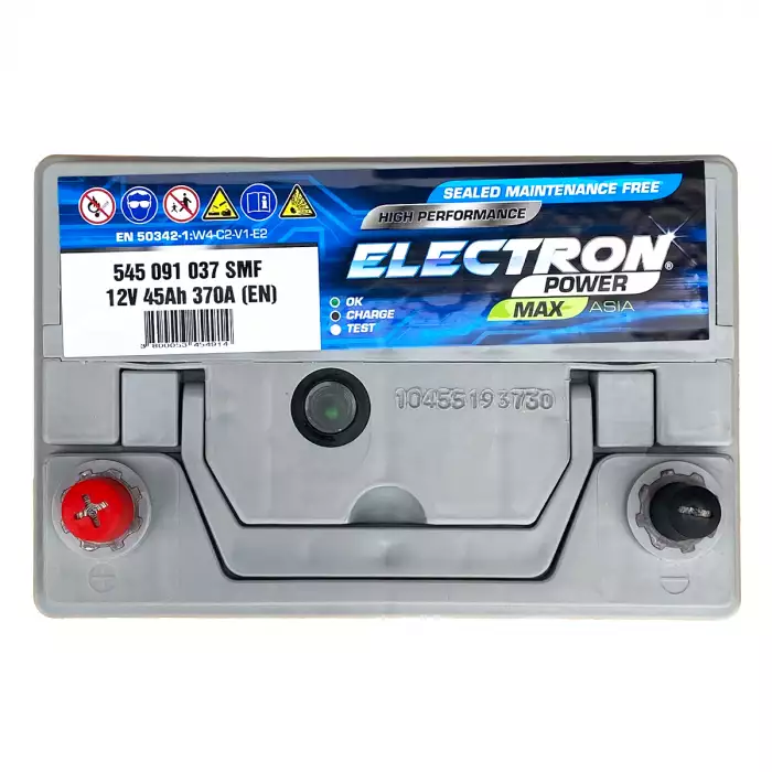 Автомобільний акумулятор ELECTRON POWER MAX 6СТ-45Ah Аз ASIA 370А (EN) 545 091 037 SMF