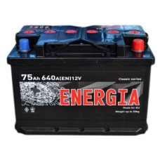 Автомобильный аккумулятор ENERGIA 6СТ-75Ah АзЕ 640A (EN)