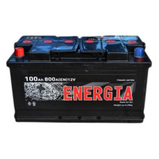 Автомобільний акумулятор ENERGIA 6СТ-100Ah Аз 800A (EN)