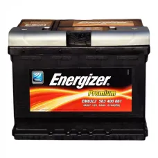 Автомобильный аккумулятор Energizer Premium 6СТ-63Ah АзЕ 610A (EN) 563400061